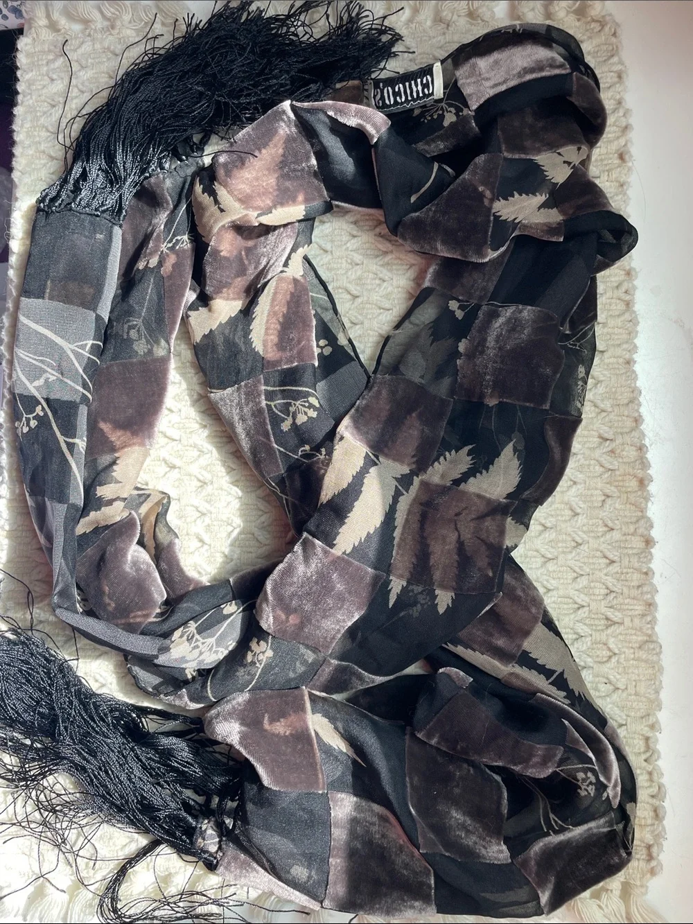 Chicos sheer scarf